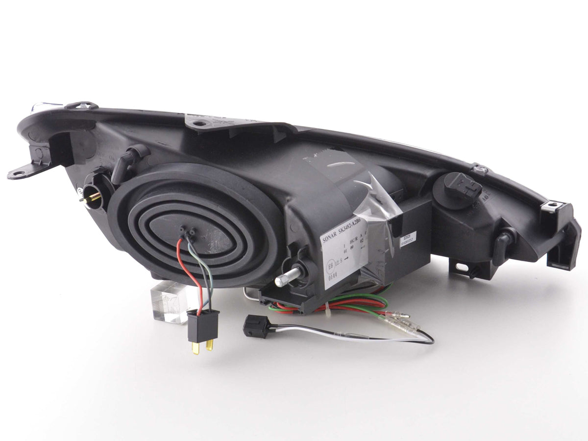 Scheinwerfer Set Daylight LED Tagfahrlicht Peugeot 206 Typ S16 98- schwarz Scheinwerfer Set Daylight LED Tagfahrlicht Peugeot 206 Typ S16 98- schwarz